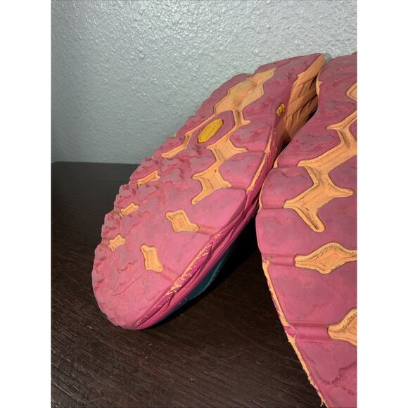 Hoka One One Speedgoat 5 Running Shoes Women Size 6.5 B Blue Green Sneakers - Picture 10 of 11